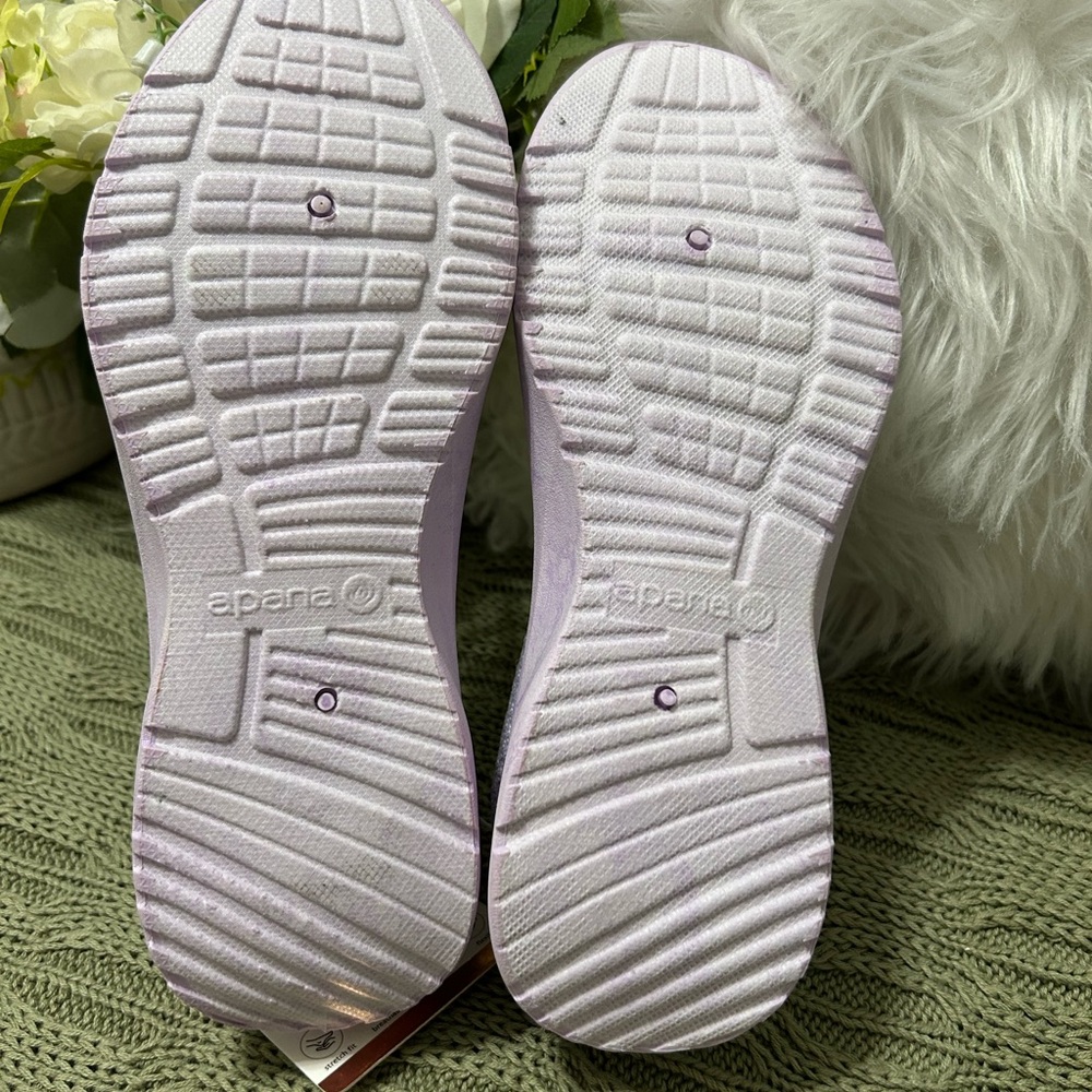 Apana Lavender Knit Slip-On Flats - Picture 6 of 6